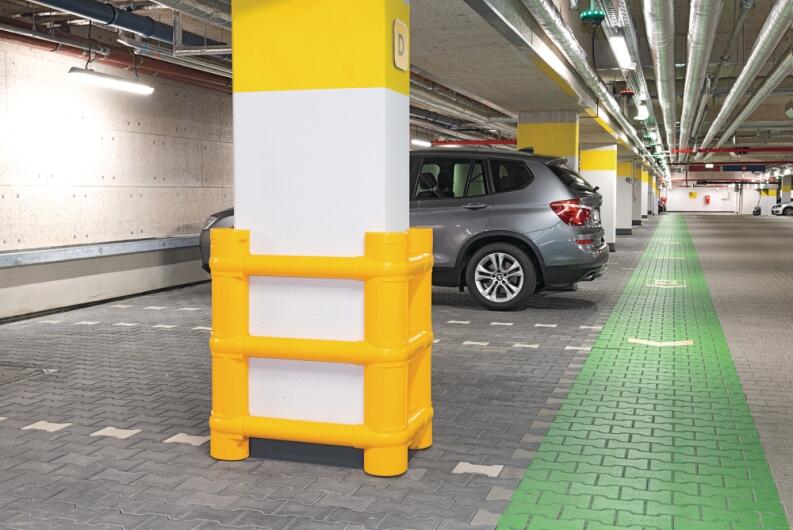 Anwendungsbeispiel: Als Säulenschutz in einem Parkhaus (Art. 41535.0001)