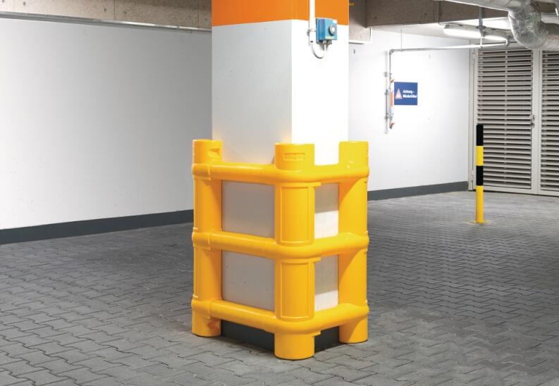 Anwendungsbeispiel: Zugeschnittener Säulenschutz zum optimalen Schutz (Art. 41535.0001)