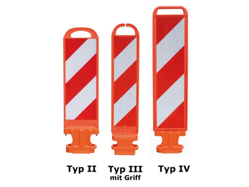 Modellbeispiele: Bakensystem Leitboy II - IV,Folie Typ 2 (RA2)(v.l. 18369,18373,18383)