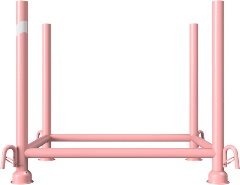Stapelpalette 0,90 x 0,70 x 0,70 m, lackiert oder verzinkt, wahlw. mit Kranhaken o. -ösen -