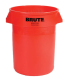 Abfallcontainer -BRUTE- Rubbermaid 121,1 Liter aus PE, wahlweise mit Deckel