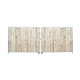 Holzbauzauntor, Öffnungsweite ca. 5000 mm, Höhe ca. 2000 mm