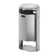 Modellbeispiel: Abfallbehälter -City 500- aus Aluminium, Modell zum Aufschrauben (Art. 12676-0101)