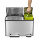 Anwendungsbeispiel: Abfallbehälter -EcoCasa- EKO, 1 x 30 und 1 x 15 Liter Innenbehälter (Art. 37799)