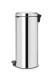 Modellbeispiel: Abfallbehälter -Iconic Step-, Stahl, hochglanz, Seite (Art. 36506)