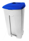 Modellbeispiel: Abfallbehälter -Pro 14- weißer Korpus mit blauem Deckel  (Art. 35670)