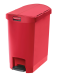 Modellbeispiel: Abfallbehälter -Slim Jim Step-On- Rubbermaid, 30 Liter aus Kunststoff, rot (Art. 39050)