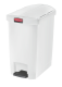 Modellbeispiel: Abfallbehälter -Slim Jim Step-On- Rubbermaid, 30 Liter aus Kunststoff, weiß (Art. 39049)