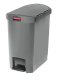 Modellbeispiel: Abfallbehälter -Slim Jim Step-On- Rubbermaid, 30 Liter aus Kunststoff, grau (Art. 39052)
