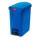 Modellbeispiel: Abfallbehälter -Slim Jim Step-On- Rubbermaid, 30 Liter aus Kunststoff, blau (Art. 39054)