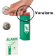 Anwendungsbeispiel mit Voralarm - sobald die Türklinke den Voralarm herunterdrückt, wird ein Alarm ausgelöst