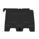 Modellbeispiel: Fahrbahnteiler (Schrammborde) -Nevada- in schwarz (Art. 41256)