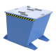 Anwendungsbeispiel: Kippbehälter für Routenzüge -Typ GU-RZ 55-, mit Deckel - Lieferumfang ohne Deckel (Art. 38631-03)