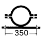 Technische Ansicht: Rohrschelle 350 mm (Art. 90.2791)