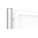 Detailansicht: Ständer aus Aluminium, für Schaukästen Modelle ES (Art. 39754) -Schaukasten nicht im Lieferumfang-