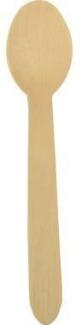 PAPSTAR Löffel Pure 15,7cm Holz, 100 St./Pack, kompostierbar, stabil, geschmacksneutral