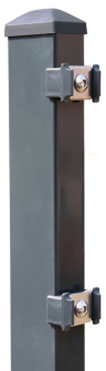 Zaunpfosten Typ PM 60 / 40 / 2mm, zum Einbetonieren