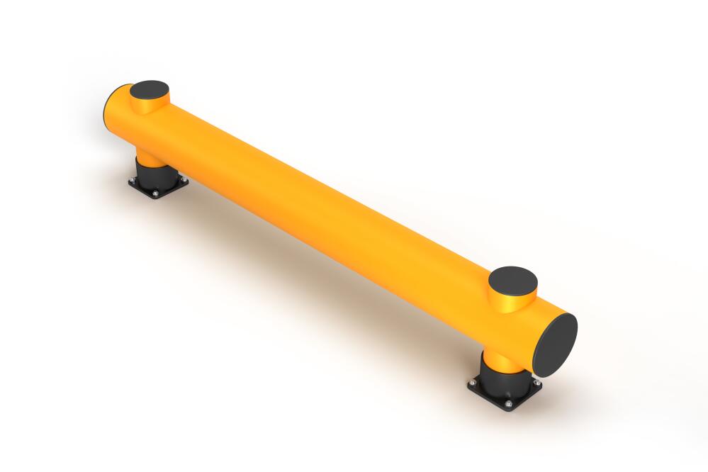 Rammschutzbarriere Einzelplanke 'RACK-MAMMUT®', Höhe 390 mm, versch. Längen, zum Aufdübeln