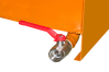 Detailansicht: Ablasshahn des Mini-Spänebehälters -Typ SMGU 230- (Art. 38326-01)